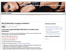 Tablet Screenshot of oekrainsevrouwen.com